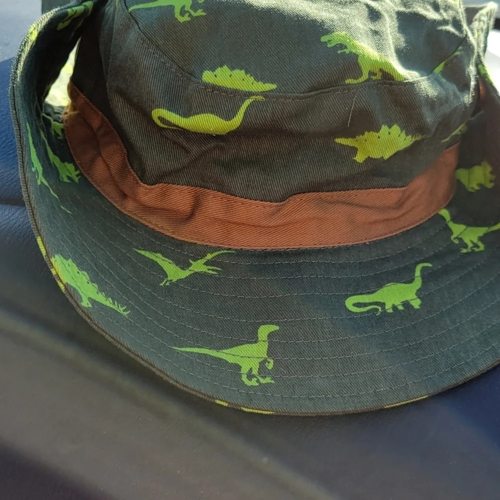 Camo Dinosaur Hat 24 months & Under  Bucket Hat